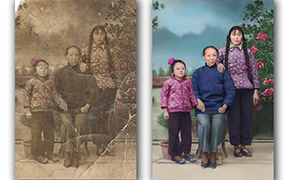 榆树老照片修复-4