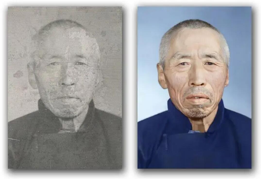 榆树破损照片修复-56